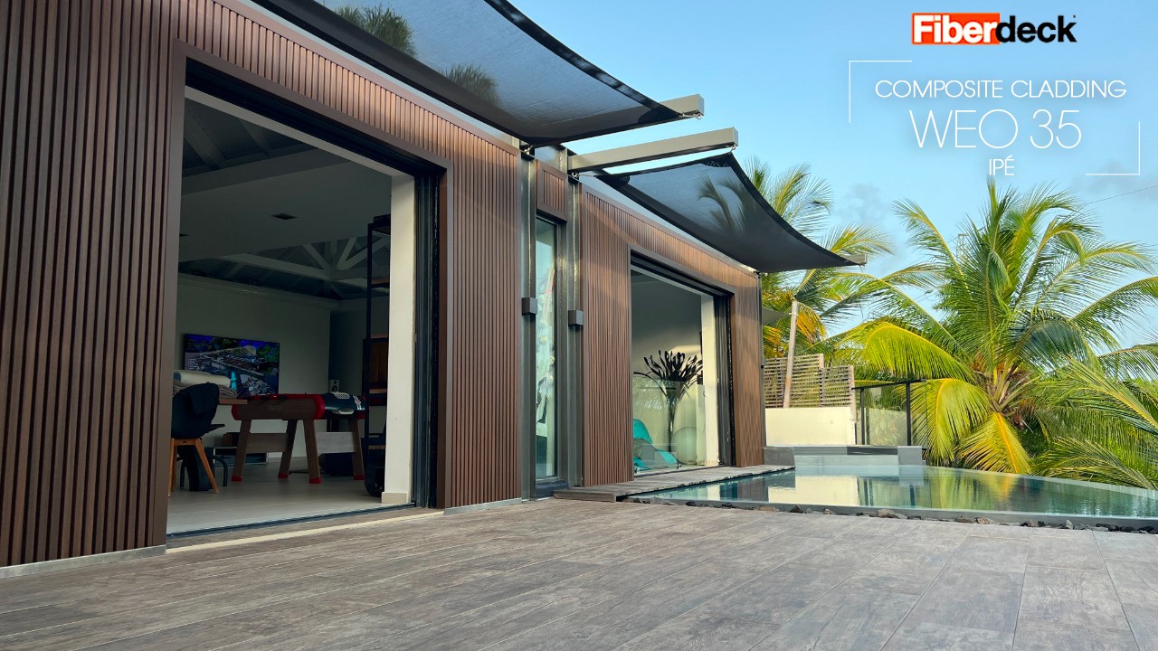 Fiberdeck Cladding & Decking: Innovation at the service of the environment in Guadeloupe